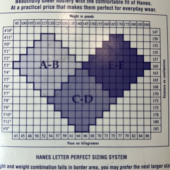 Hanes Too Day Sheer Control Top Sandalfoot Size EF Classic Navy Vintage - Picture 4 of 6